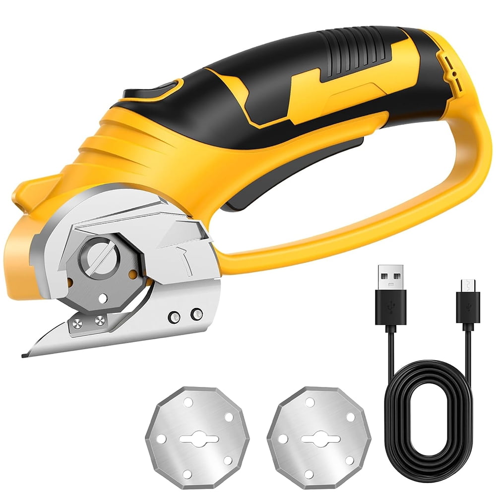 Shopmall Electric Lithium Battery Scissors Quickly Cut Fabric And Leather Electric Scissors Electric Circular Cutting Machine