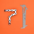 thumbnail image 4 of UPGRATOR Plated Silver Aluminum Alloy Bike Chain Wear Indicator Portable Measuring Ruler Durable Bike Chain Tool, 4 of 8