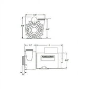 Waterway 3720821-1D 2 in. MBT 230V 56 Frame 2 HP Executive 56 Pump