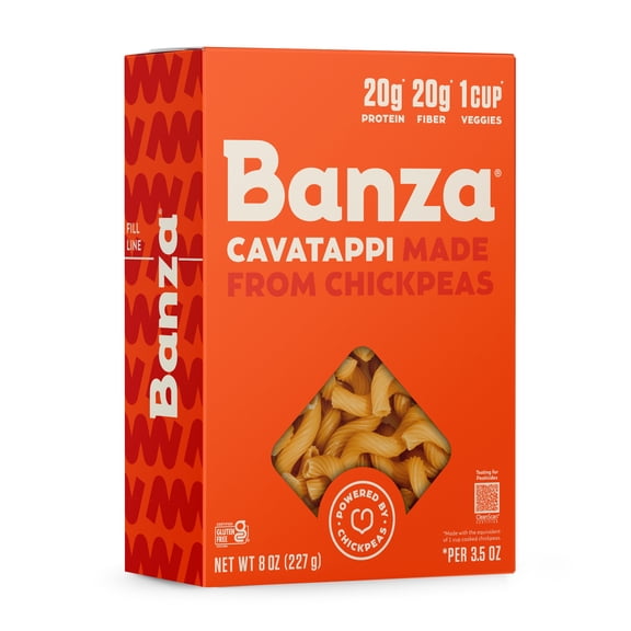 (2 pack) Banza Cavatappi Chickpea Pasta, 8 Oz