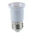 thumbnail image 3 of E27 To E27 Bulb Holder Silver Tone White Adapter Extender, 3 of 3