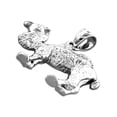 thumbnail image 4 of Rhodium Plated 925 Sterling Silver Bactrian Camel Pendant, 4 of 5