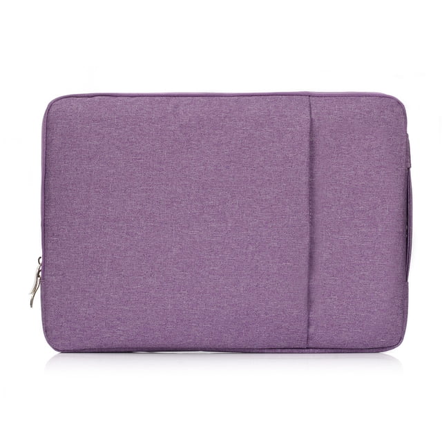 Bolsa de tela vaquera para ordenador portátil de 15 pulgadas, cremallera lavable, protección de Color sólido, reemplazo a prueba de arañazos, Almacenamiento y organización del hogar Violeta Bearachild HA072613-05
