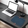 thumbnail image 3 of Unique Bargains 1 Pc Laptop Bag Portable Tablet and Laptop Bag with Front Pocket Navy Blue 16", 3 of 5