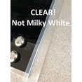 thumbnail image 3 of Kitchen Silicone Stove Counter Gap Cover, Stove Gap Filler Range Strips 2pcs,Between Oven and Countertop Dishwasher, Easy Clean Heat Resistant Gap Guards (21inch, Transparent), 3 of 6