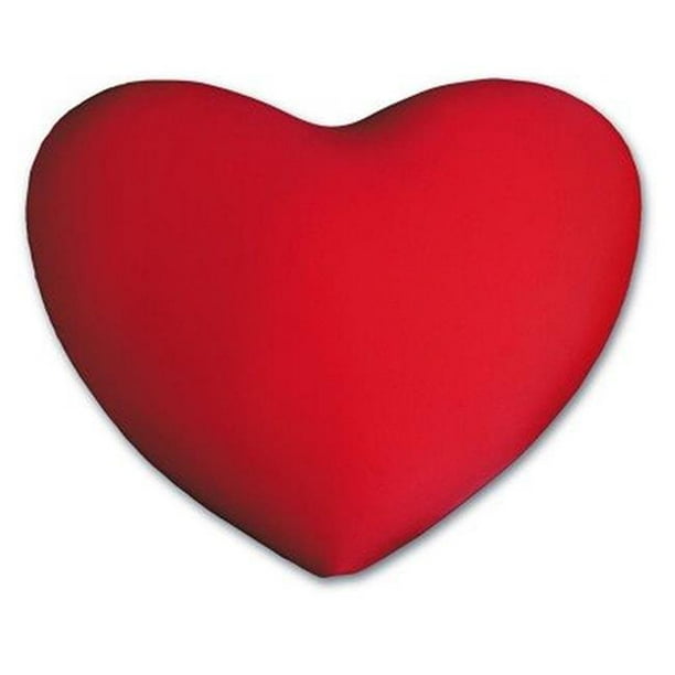 Heart Shaped Pillow Valentine Pillow Red