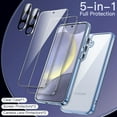 thumbnail image 3 of JETech 5 in 1 Case for Samsung Galaxy S24+ / S24 Plus 5G with 2-Pack Each Tempered Glass Screen Protector and Camera Lens Protector, Non-Yellowing Shockproof Bumper Phone Cover (Sapphire Blue), 3 of 7