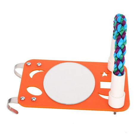 

Tebru Mirror Cotton Rope Safe Lightweight Colorful Cotton Rope Bite Rope Orange For Pets