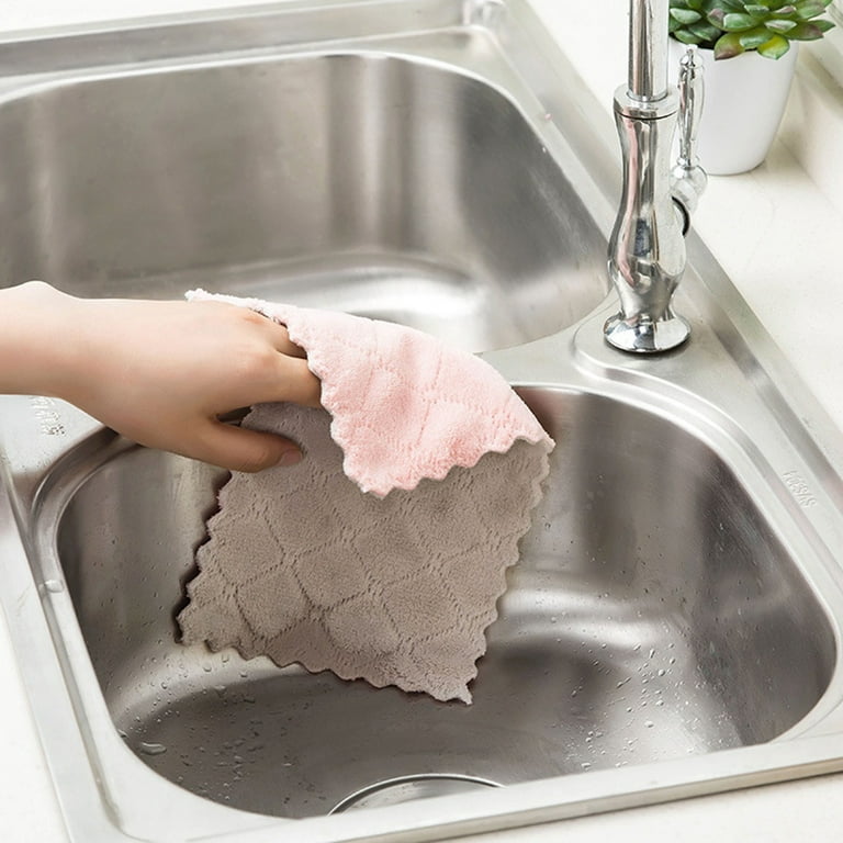 Eco-Friendly No Odor Reusable Cleaning Cloths Dishcloth ,Cellulose Sponge Cloths for Kitchen - Absorbent Dish Cloth Hand Towel, Size: One Size