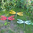 thumbnail image 2 of SDFGTstore Metal Craft Dragonfly Outdoor Courtyard Hand Drawing Decor Blue, Yellow, Red, 2 of 12