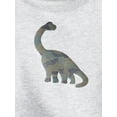 thumbnail image 2 of Wonder Nation Baby and Toddler Boys Fleece Graphic Crewneck Sweatshirt, Sizes 6M-5T, 2 of 3