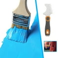 thumbnail image 1 of Multi-Functional Integrated Putty Knife | Stainless Steel Blade Rust Resistant | Ergonomic Rubber Handle Non-Slip Grip | Precision Scraping Polishing Tool | 1 Piece 20x4.5x6 cm, 1 of 8