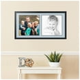 thumbnail image 2 of ArtToFrames Collage Photo Picture Frame with 2 - 15x15 Openings, Framed in Black with Baby Blue and Black Mats (CDM-3926-40), 2 of 8