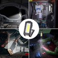thumbnail image 5 of Luz de trabajo recargable, luz de camping LED portátil, luz de trabajo de sitio de construcción ajustable 180, puerto USB, base magnética Ipx4, para automóviles, pesca, Lig, 5 of 5