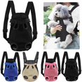 thumbnail image 2 of Mochila transportadora frontal ajustable con patas hacia afuera para perros pequeños, gatos y cachorros, 2 of 5