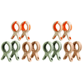 thumbnail image 1 of 3/6 para Ropa Antideslizantes Multifuncionales Tendedero (6 Unidades Multicolor), 1 of 4