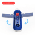 thumbnail image 3 of 2X Pool Brush for Step & Corner, Rotatable Hand Scrub Brush, for Pool,Spa, Bathroom, Hot Tub, Kitchen, 3 of 10