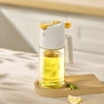 thumbnail image 5 of Bxaolu 15.5oz/460ml Glass Olive Oil Sprayer for Cooking, 2 in 1 Oil Dispenser for Kitchen Gadgets and Air Fryer Accessories, Food Grade Premium Spray Bottle for Salad, Frying, BBQ (White), 5 of 7