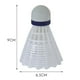 thumbnail image 3 of Sonducket Volantes de bádminton LED de 6 uds., juegos de bádminton luminosos, volantes de nailon, juegos de bolas de espuma para patios traseros, Type2 NO2 Sonducket OD013460-00, 3 of 6