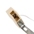 thumbnail image 4 of Uxcell 135mm R7S Socket Double End Lamp Holder Bulb Base Connector Silver Tone White 2 Pack, 4 of 4