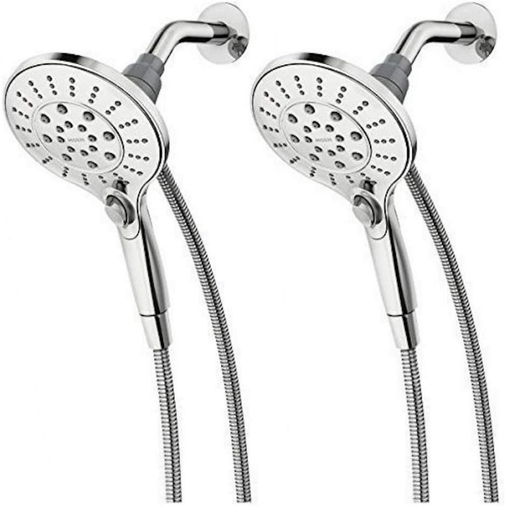 Moen 26112 Handheld Shower Head w/ Holder Technology Chrome 2 Pack Walmart