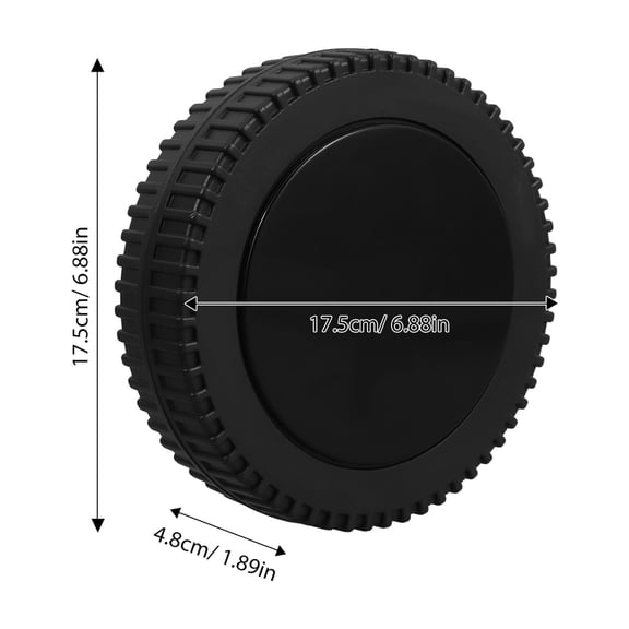 Topbathy 2Pcs Heavy Duty Plastic Grill Wheels for Bbq Cart Compatible with Gas Grill and Outdoor Use