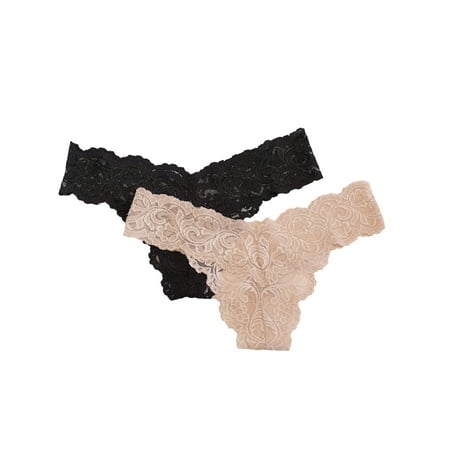 

Smart & Sexy Women s Signature Lace Thong 2-Pack Style-SA849