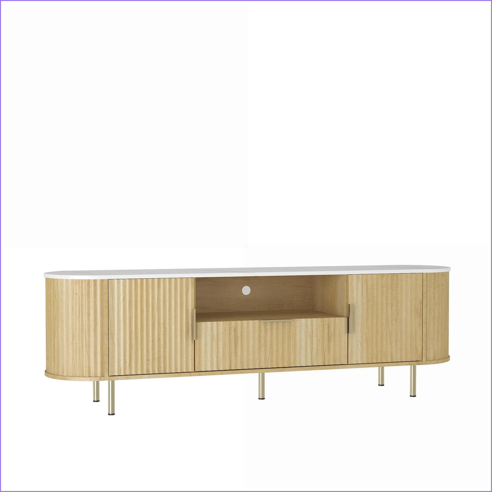 TV Furniture LED Entertainment Center with Storage | Fits 60-69 Inch TVs | MDF