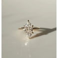 thumbnail image 3 of Cora Jewellery 2.5CT Marquise Moissanite Solitaire Engagement Ring For Women, 14K Yellow Gold, 3 of 6