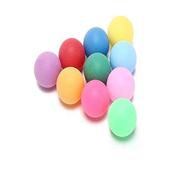 Ping Pong Balls 10Pcs/Pack, 40mm Colorful Table Tennis Balls, New PP Material, Odorless & Safe for Body, Entertainment - Grade for Group Fun Games, Recreational Play