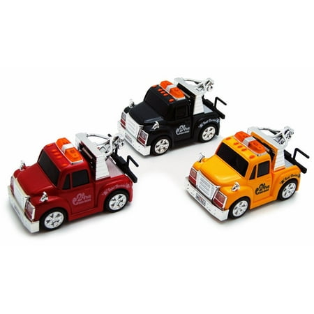Toy Tow Truck Bundle, Chubby Champs - Set of Three Model Toy Cars