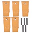 thumbnail image 4 of GELUOXI 5× X156 X156S Dirt Teeth Bucket Teeth / Tooth with P156 Roll Pins Alloy Steel, 4 of 9