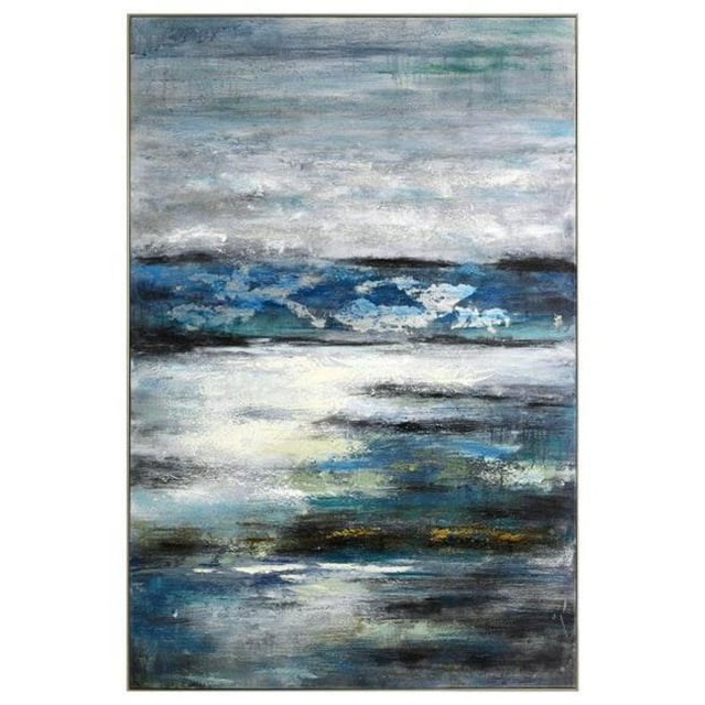 Yosemite 3230029 Azzurro Art Mural sur Toile, Multicolore