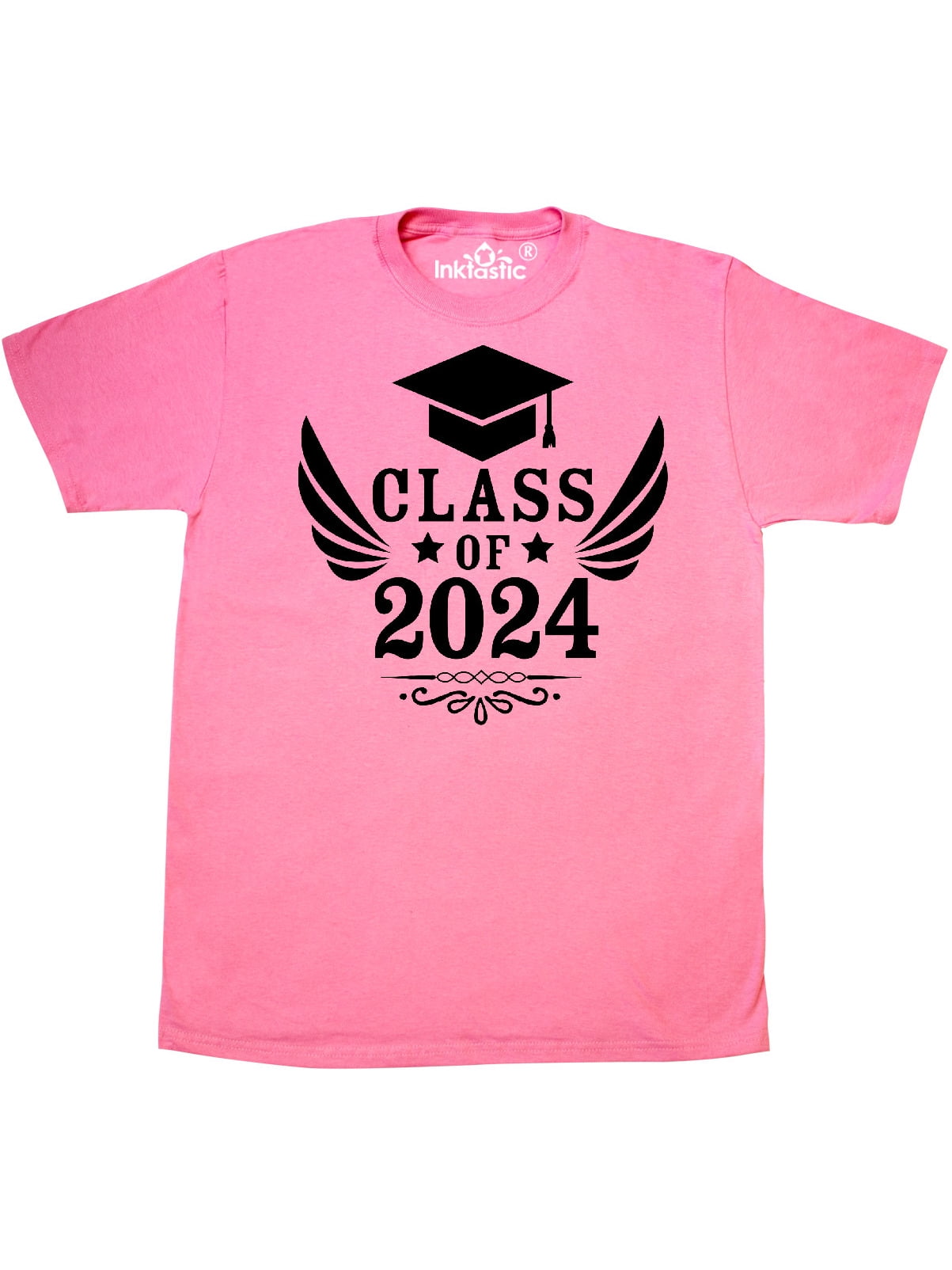INKtastic Class of 2024 with Graduation Cap and Wings TShirt