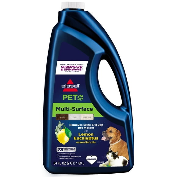 Limpiador Bissell para mascotas multisuperficie con aroma a cítricos, 1,89 L