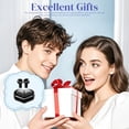 thumbnail image 6 of Heart Wireless Earbuds for Girls Kids, Cute Mini Tiny Small Invisible Earbuds Wireless Bluetooth for Small Ears Canals Women Rose Gold Kawai Blue Tooth Ear Buds for iPhone Android, 6 of 7
