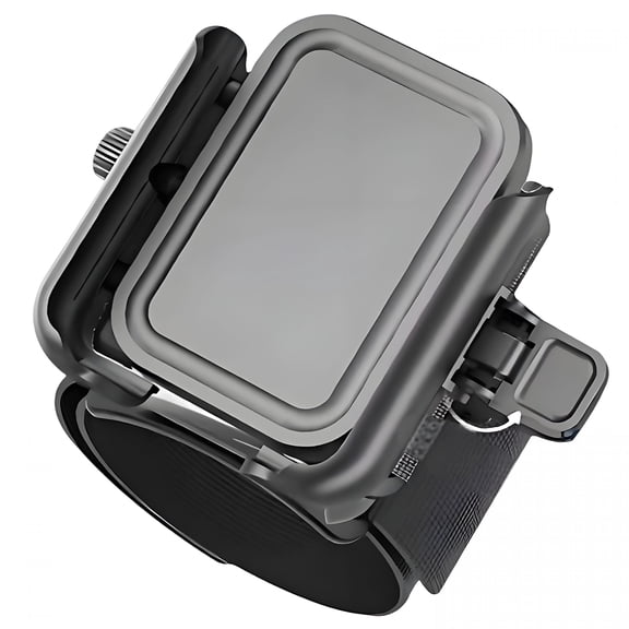 GJX Wristband Phone Holder,No Screen Blocking,360° Rotating Wrist Phone Mount,Memory Lock,Quick Release,Fits 6.7"Phones