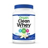 Orgain Grass Fed Clean Whey Protein Powder, Vanilla Bean - 21g of Protein, Low Net Carbs, Gluten Free, Soy Free, No Sugar Added, Kosher, Non-GMO, 1.82 Lb (Packaging May Vary)