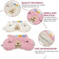 thumbnail image 2 of 2Pcs Alpaca Design Eye Covers Sleeping Eye Covers Sleeping Eye Masks (Assorted Color), 2 of 8