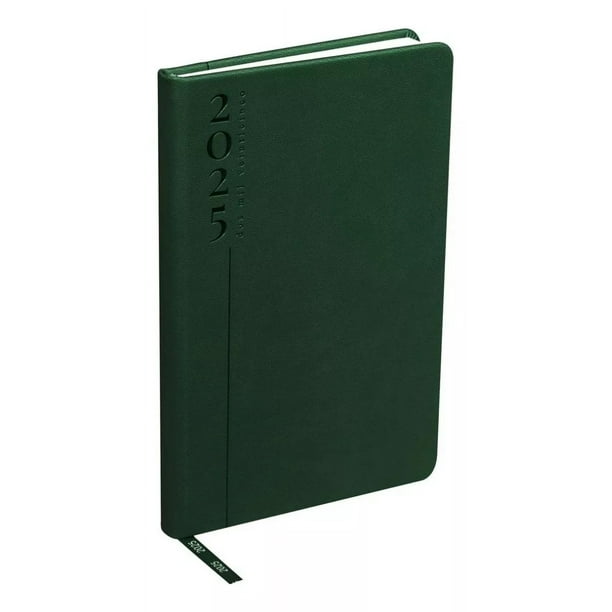 Agenda Mini Promoopcion Ejecutiva Colores Curpiel 2025 Portada Verde Clásica