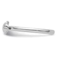 thumbnail image 3 of Auriga Fine Jewelry 925 Sterling Silver Rhodium Turtle Ring for Women Size 7, 3 of 6