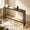 Pure retro color board (with power supply), variant on 39.4 Inch Narrow Console Table Behind Sofa with Power Outlets USB Ports Charging Station Indoor Storage Furniture for Living Room Hallway Bedroom