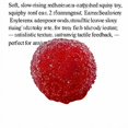 thumbnail image 3 of Bayberry Shaped Squishy Relaxation Toy with Slow Rising Soft Texture, 2.75 Inches, Red, for Relaxation and Relaxation, Squeeze Toy, 3 of 3