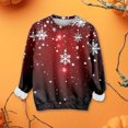 thumbnail image 1 of Chandails de Noël pour Femmes 2025 Col Rond Hiver Fêtes Mignons Pulls, 1 of 6