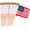 Pack of 100, variant on 12 Pcs 12x18 Inch American Flags for Outside, 250th Anniversary USA Stick Flag with Handheld and Grounded Multi-Purpose Flagpole, Memorial Day, 4th of July Decorations, Patriotic Decorations