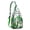 Green-41, variant on Watercolor Cactus Tactical Sling Bag - Southwestern Desert Art, High-Quality Zippers, 19.9×9.4inch Spacious