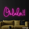 thumbnail image 4 of Craftnamesign Olala Neon Sign, Quotes LED Sign, Bar Club Decor, LED Sign, 4 of 4
