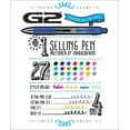 thumbnail image 3 of Pilot, G2 Premium Gel Roller Pens, Fine Point 0.7 mm, Assorted Colors, Pack of 20, 3 of 6