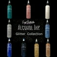 thumbnail image 4 of Premium Alcohol Ink|Metallic or Glitter Vibrant|High Saturated Unique Colors|4oz|For Tumblers,Coasters,Resin Dye,Alcohol Ink Paper,Yupo,Resin Petri Dish|by Ezgi Sertcetin | Glitter Gold, 4 of 5
