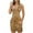 Brown, variant on ICHUANYI New Trending Womens Casual Print Slim Elegant Deep V Neck Sleeveless Backless Zipper Long Dress Fashion Cloth 2024
